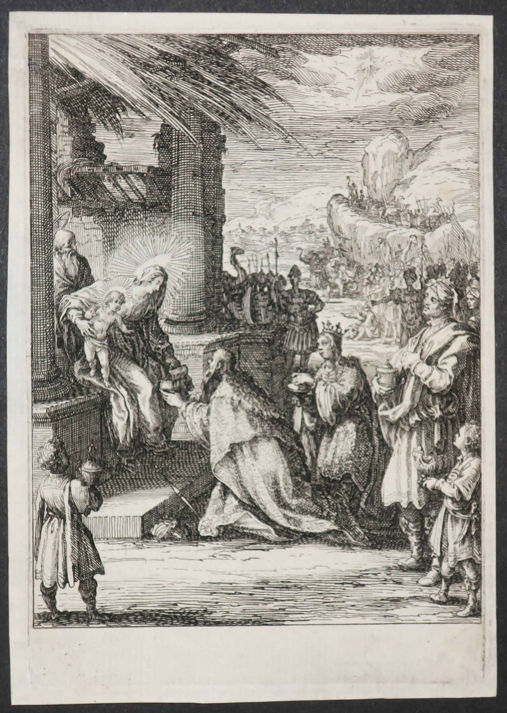 L'adoration des Mages.
