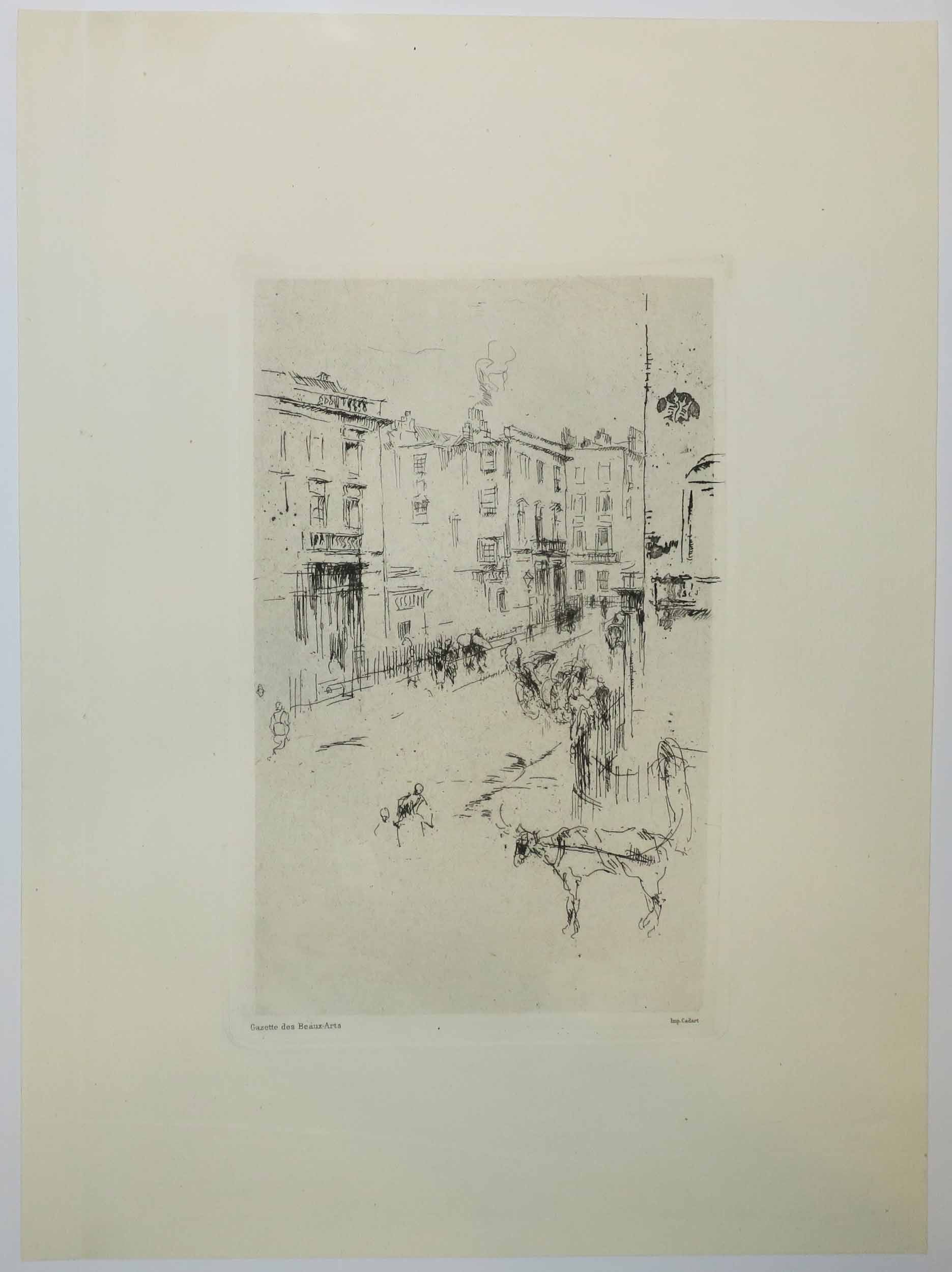 Une rue à Londres ou Alderney street.