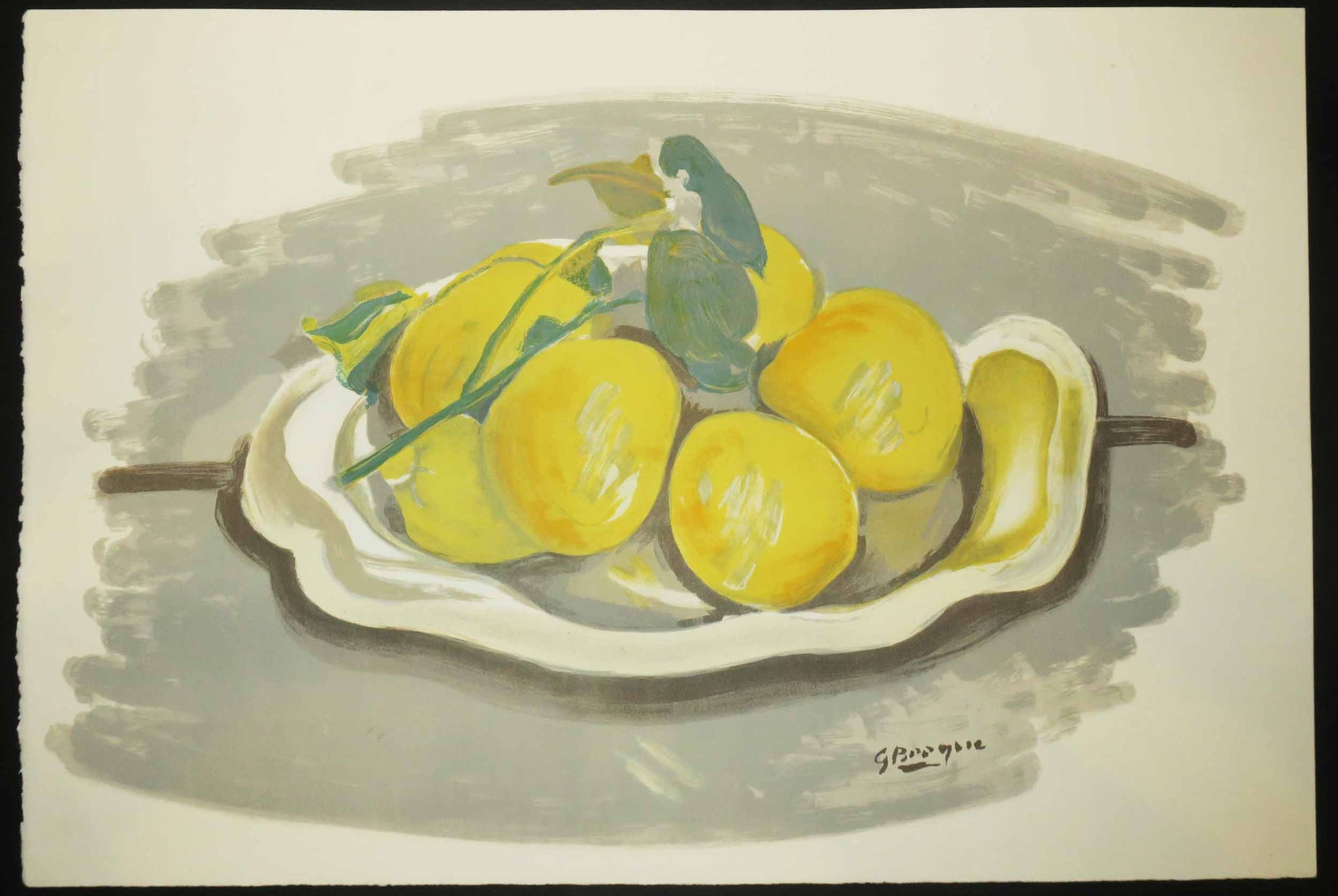 Corbeille de fruits (Nature morte).