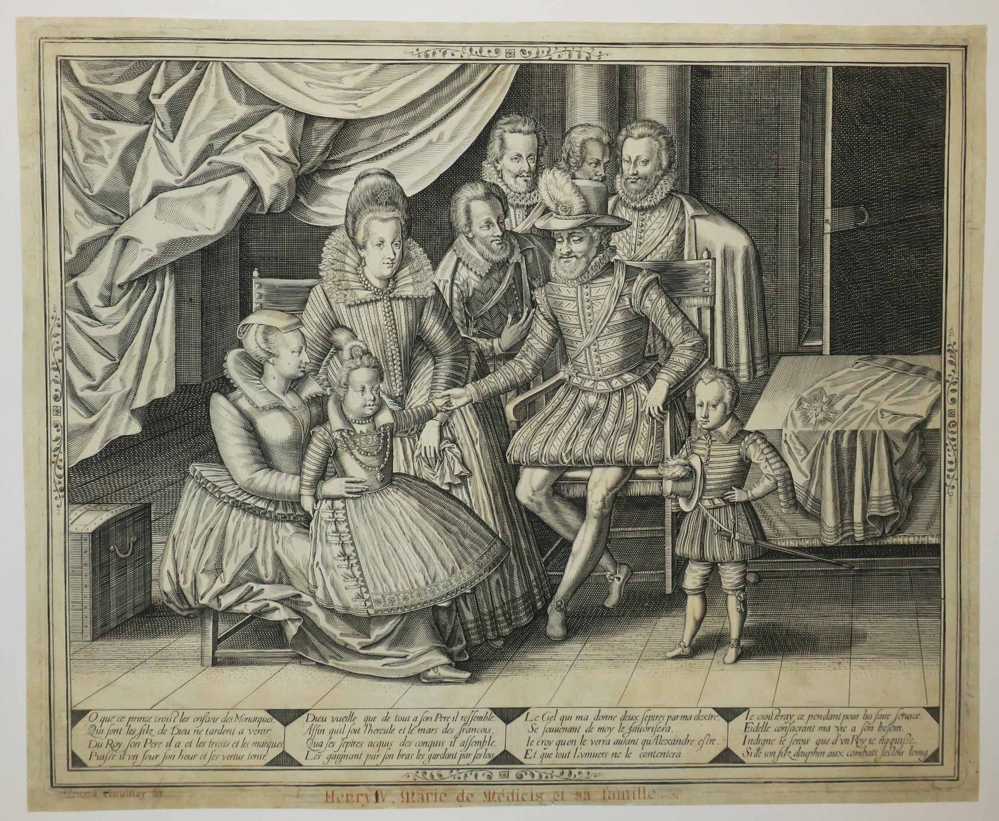 Henri IV, Marie de Médicis et sa Famille.