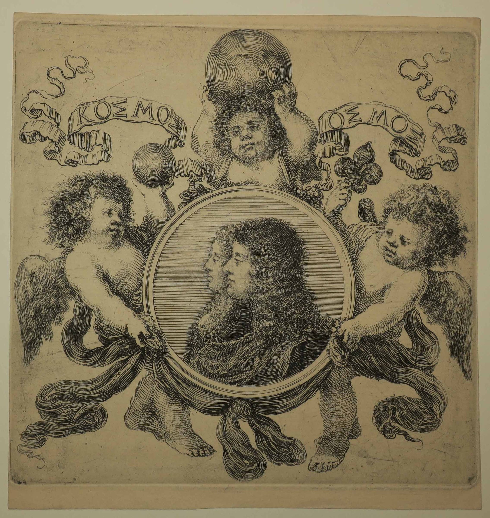 Cosme de Médicis, Prince de Toscane et Marguerite Louise d'Orléans, sa femme.