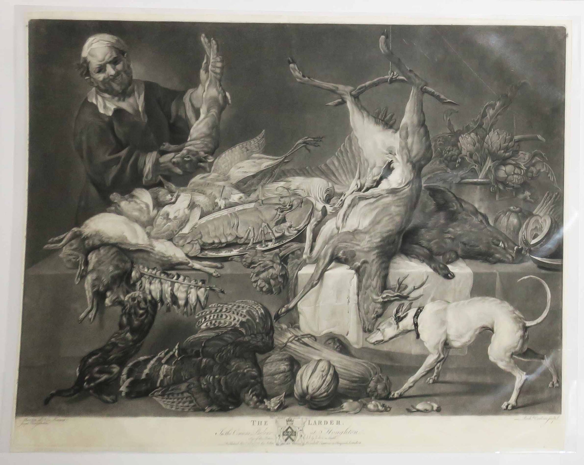 A Fruit Market (1775), A Fish Market (1782), A Herb Market (1779) & The Larder