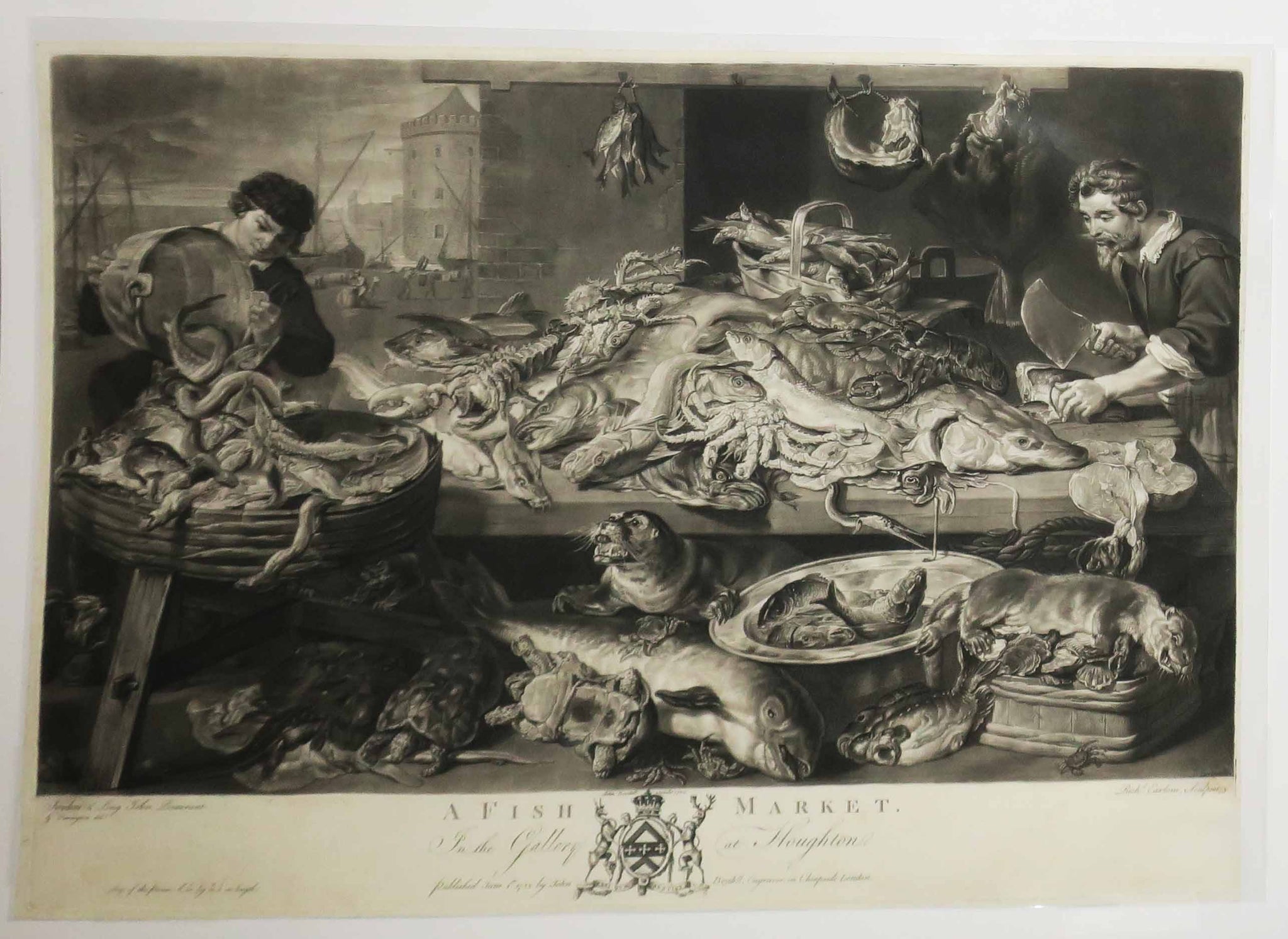 A Fruit Market (1775), A Fish Market (1782), A Herb Market (1779) & The Larder