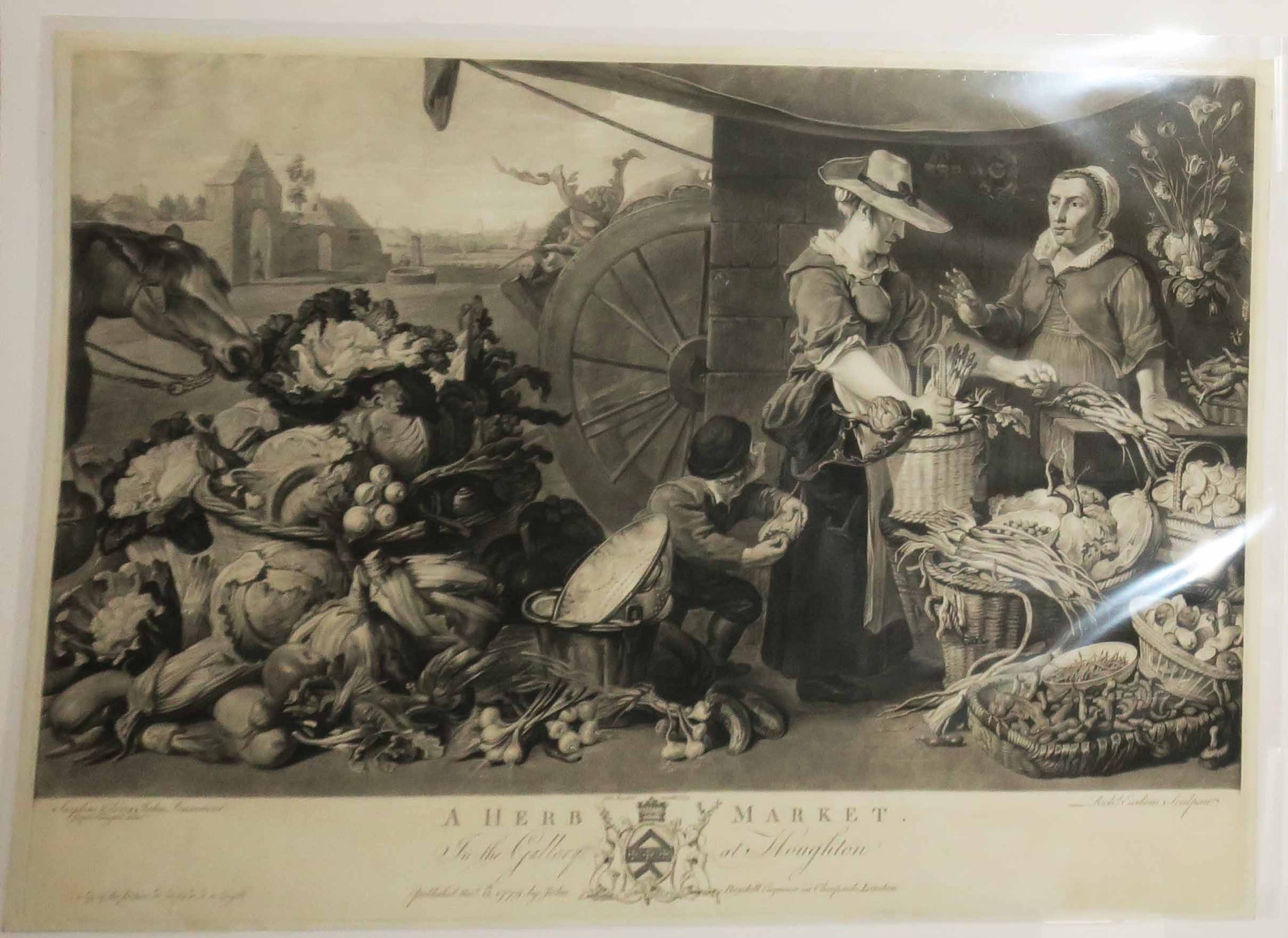 A Fruit Market (1775), A Fish Market (1782), A Herb Market (1779) & The Larder