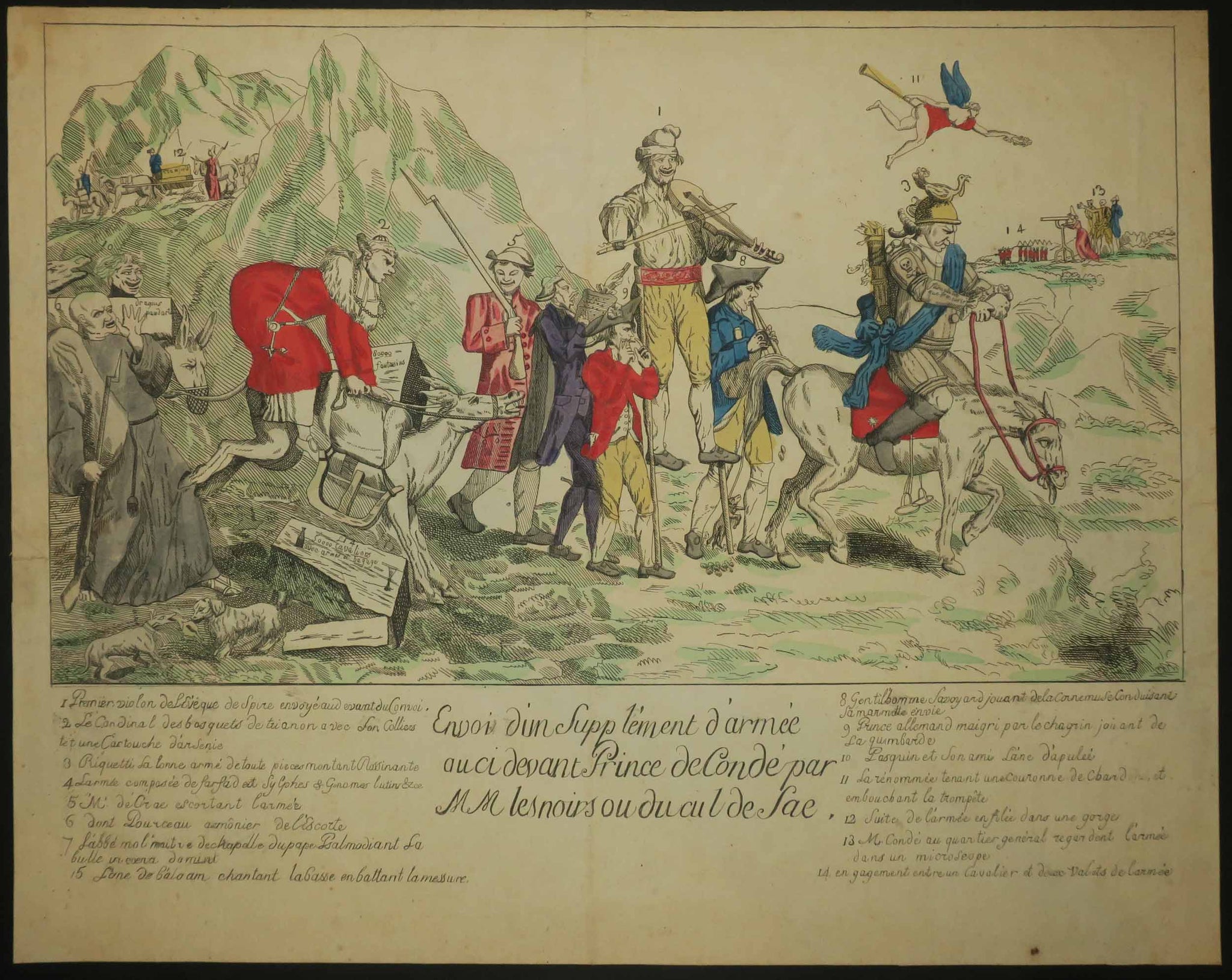 Envoi d'un Supplément d'Armée au ci-devant Prince de Condé par M.M les noirs ou du cul de sac.