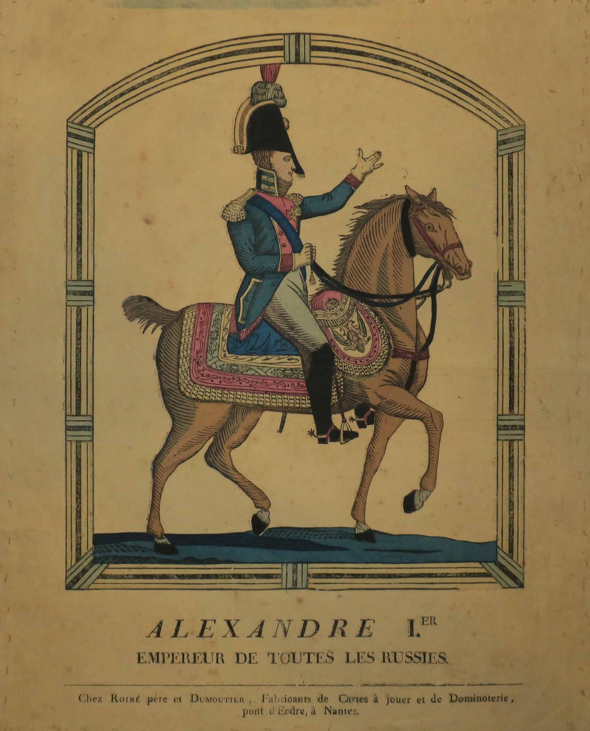 Alexandre Ier, Empereur de toutes les Russies.