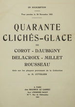 Charger l'image dans la galerie, Quarante Clichés-Glace, tirés sur les plaques provenant de la Collection de M. Cuvelier.