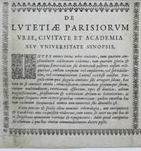 Charger l'image dans la galerie, Grande vue panoramique de Paris sous Louis XIV, Prise de Ménilmontant.  « Lutetiae, vulgo Paris, Urbis Galliarum primariae, non Europae solius, sed orbis. Totius celeberrimae prospectus, N. BEREY ex. ». Dédiés à Messieurs les Prévosts des Marchands et Echevins de la Ville de Paris, par leur très humble serviteur N. (Nicolas) Berey.