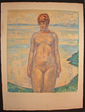 Charger l'image dans la galerie, Etude de femme. (Femme avec un collier, dénudée, debout dans un paysage).
