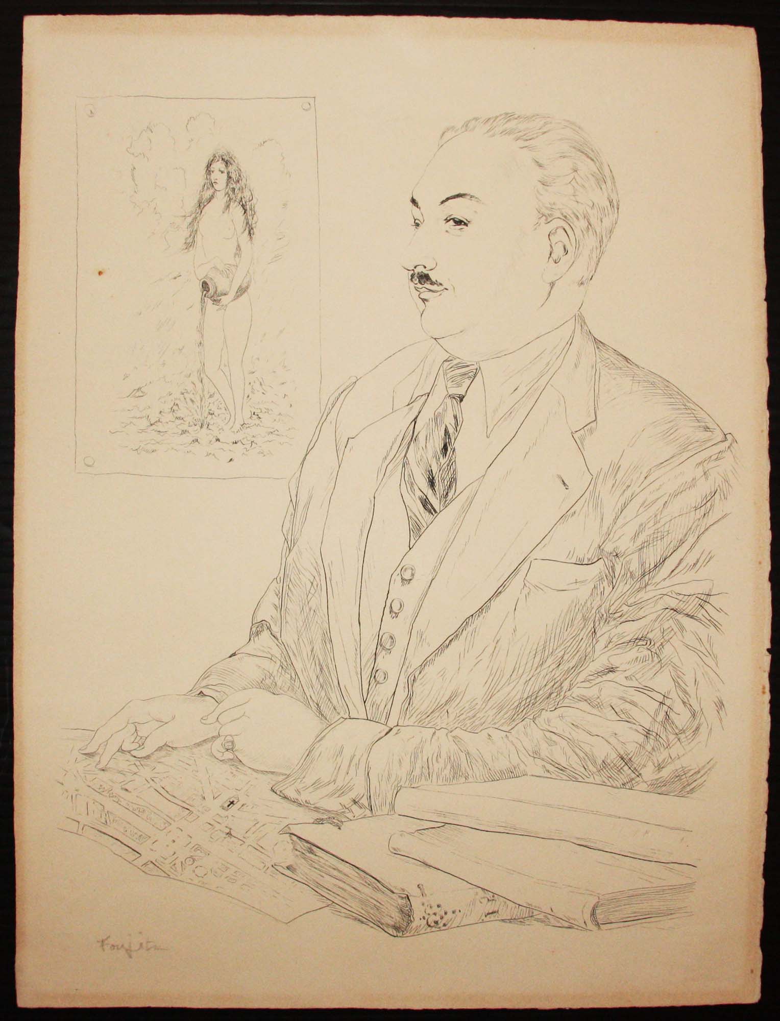 Portrait de René Héron de Villegosse.
