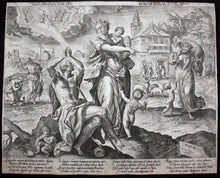 Charger l'image dans la galerie, Les quatre ennemis de la justice et des vertus théologiques (L'Espoir, La Charité, La Foi avec un homme pieux qui a renoncé aux richesses du monde, tandis que la mort menace un ava