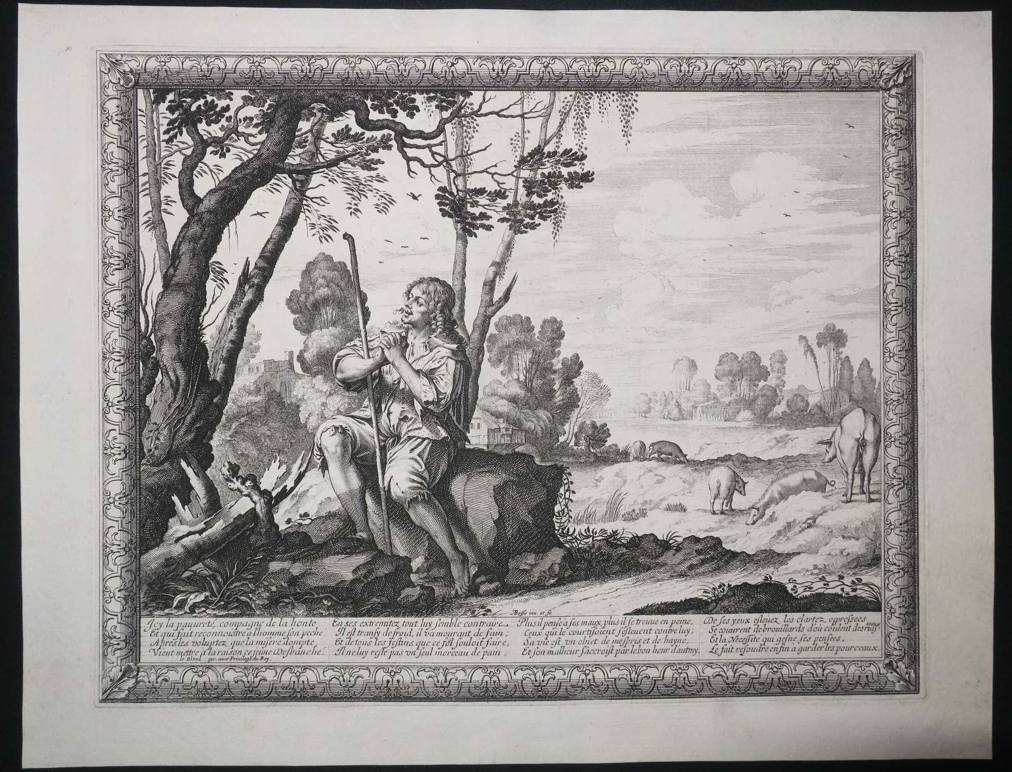 L'Enfant prodigue garde les pourceaux.