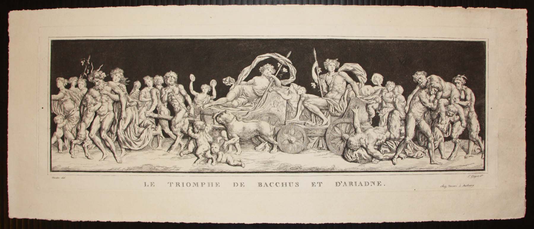 Le triomphe de Bacchus et d'Ariadne.