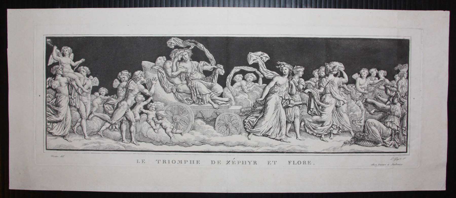 Le triomphe de Zéphyr et Flore.