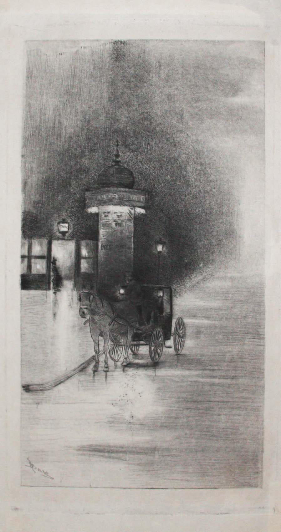 Effet de soir dans Paris.