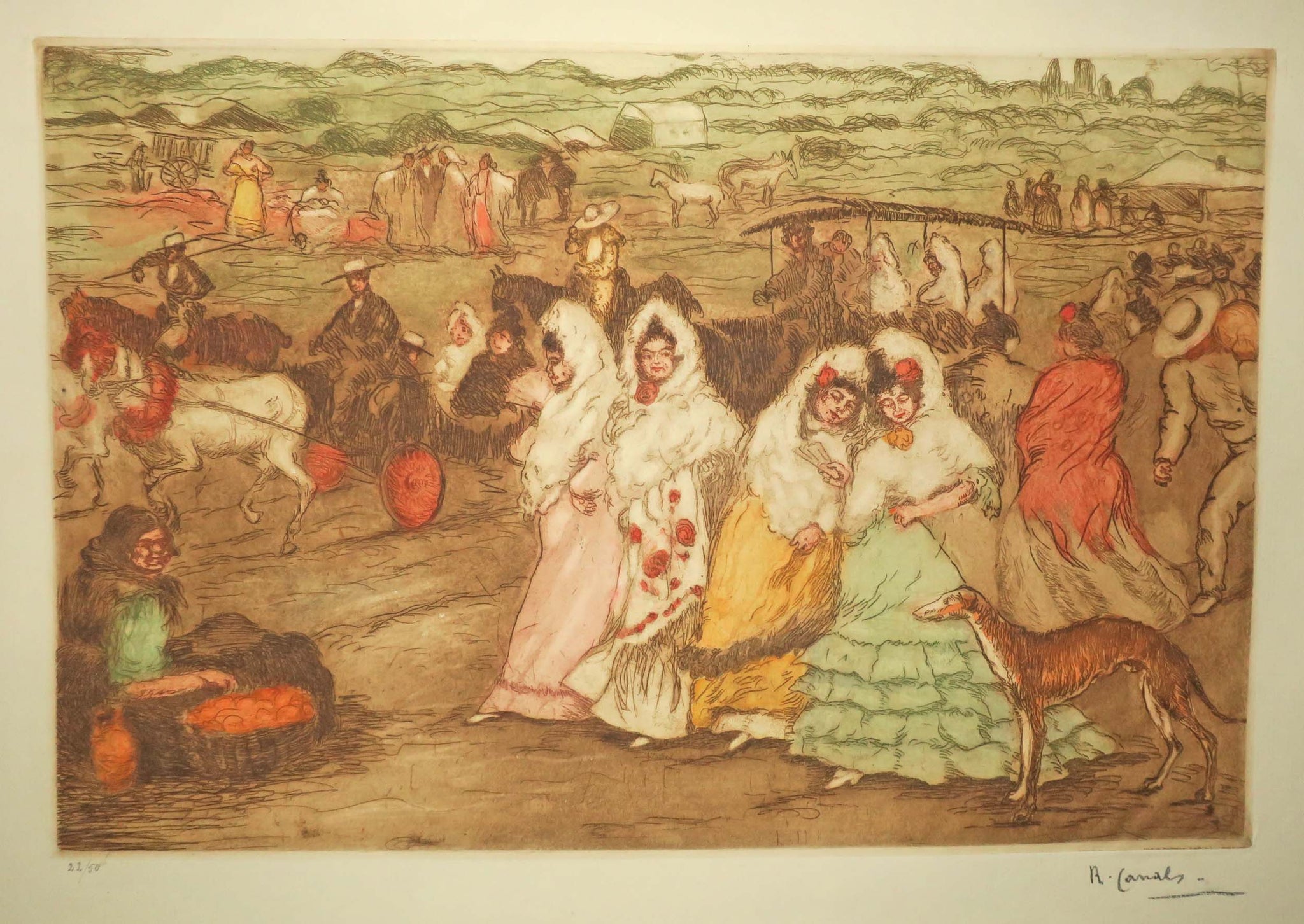Promenade après la course.