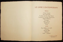 Charger l'image dans la galerie, Le centaure. Menu du 9 décembre 1931 pour Le Livre Contemporain.