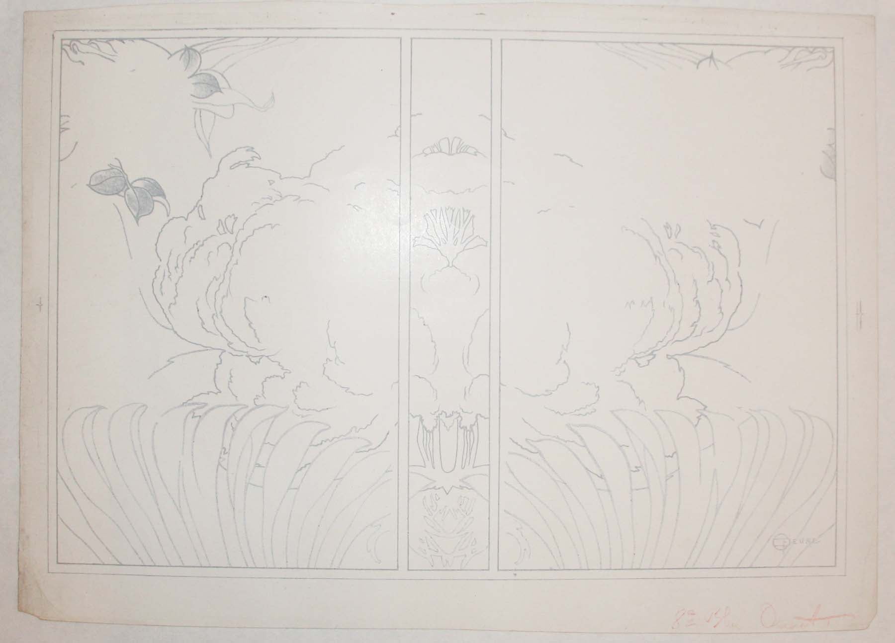 Composition florale. Couverture illustrée pour