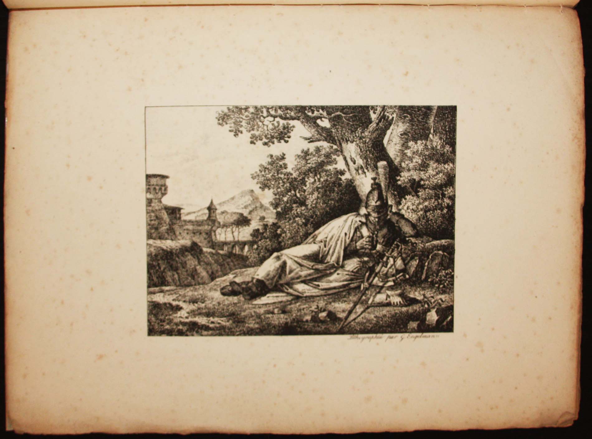 Recueil d'Essais lithographiques dans les différents genres de dessin tels que manière de crayon, de la plume, du pinceau et de Lavis, exécutés par le Procédé de Engelmann,