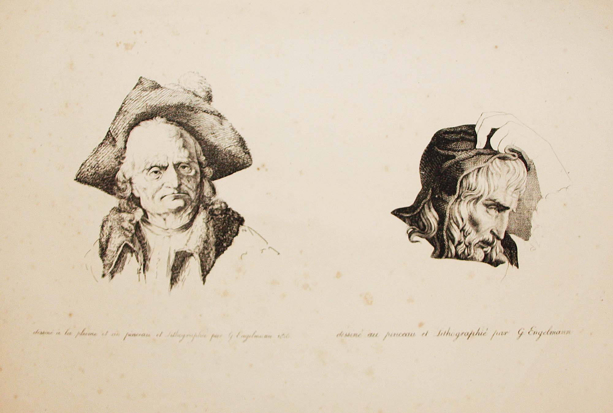 Recueil d'Essais lithographiques dans les différents genres de dessin tels que manière de crayon, de la plume, du pinceau et de Lavis, exécutés par le Procédé de Engelmann,