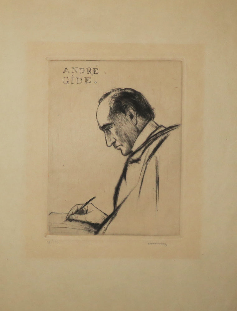 Portrait de André Gide.