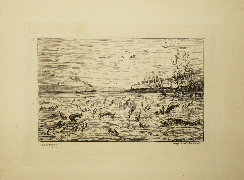 Réjouissances des poissons du départ du mousse (Les poissons). De la suite