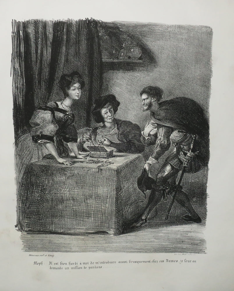 Méphistophélès se présente chez Marthe.