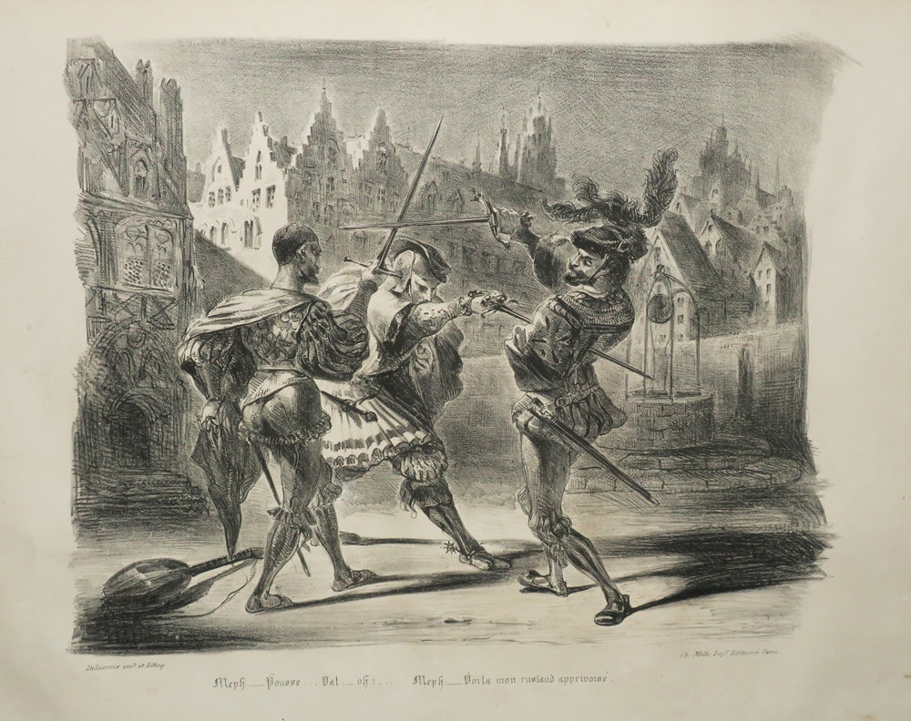 Duel de Faust et de Valentin.