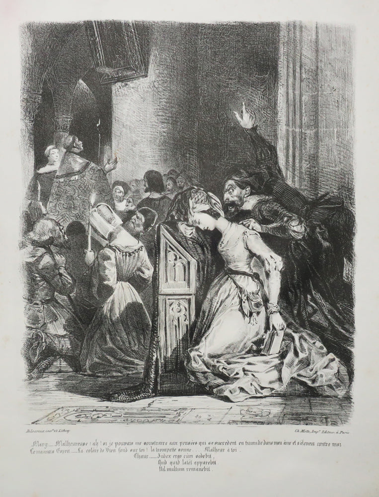 Marguerite à l'église.