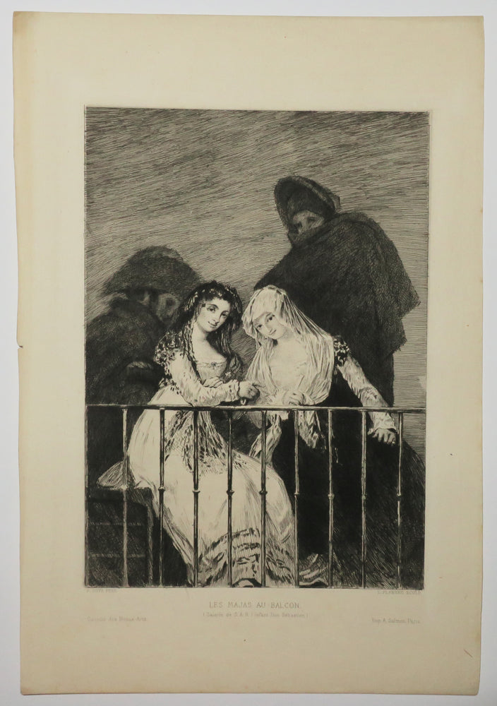 Les Majas au balcon.