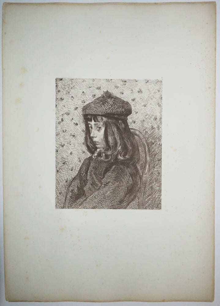 Portrait de Félix Pissarro (Fils de Camille Pissarro). c.