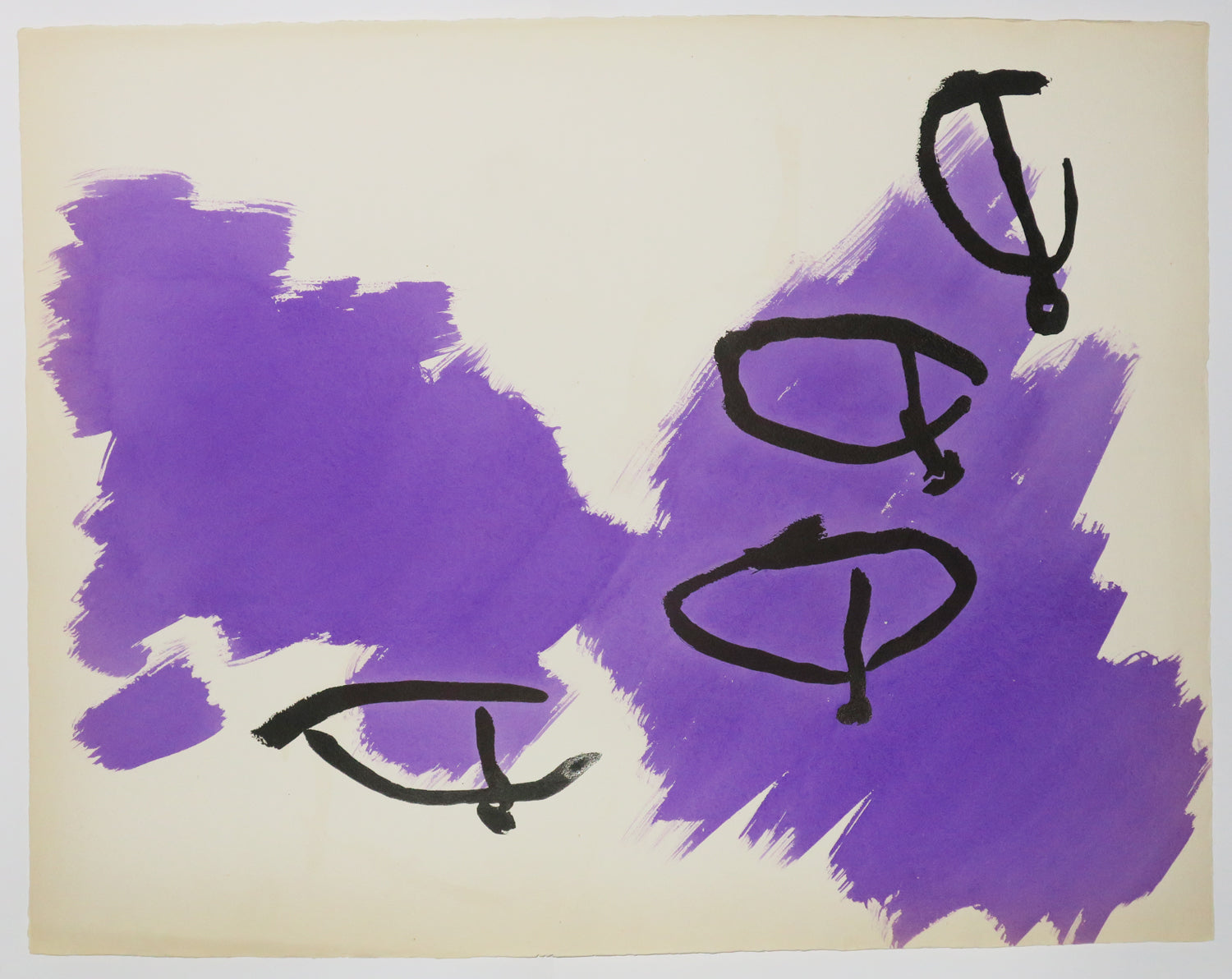 Signes violets (Papillon).