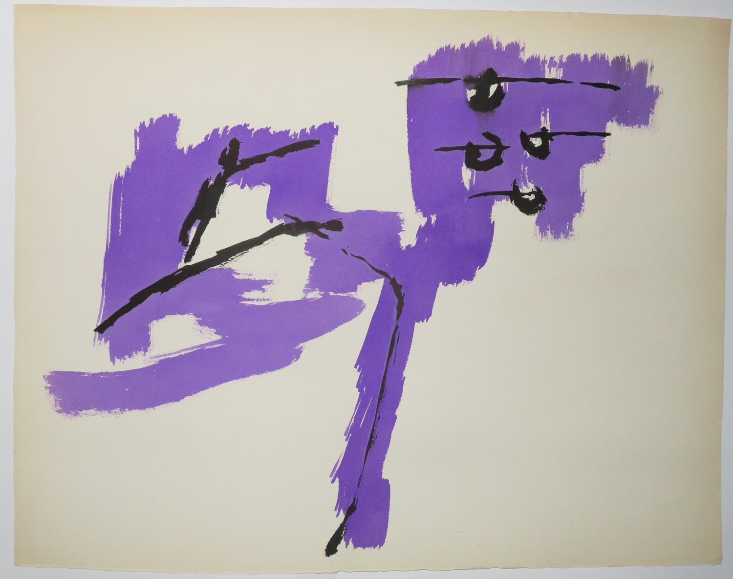 Signes violets (Chien).