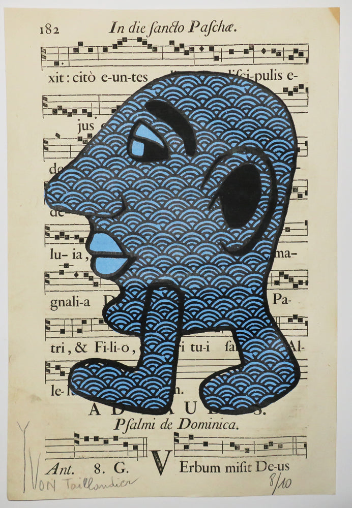 Kapitipède sur antiphonaire XVIII.