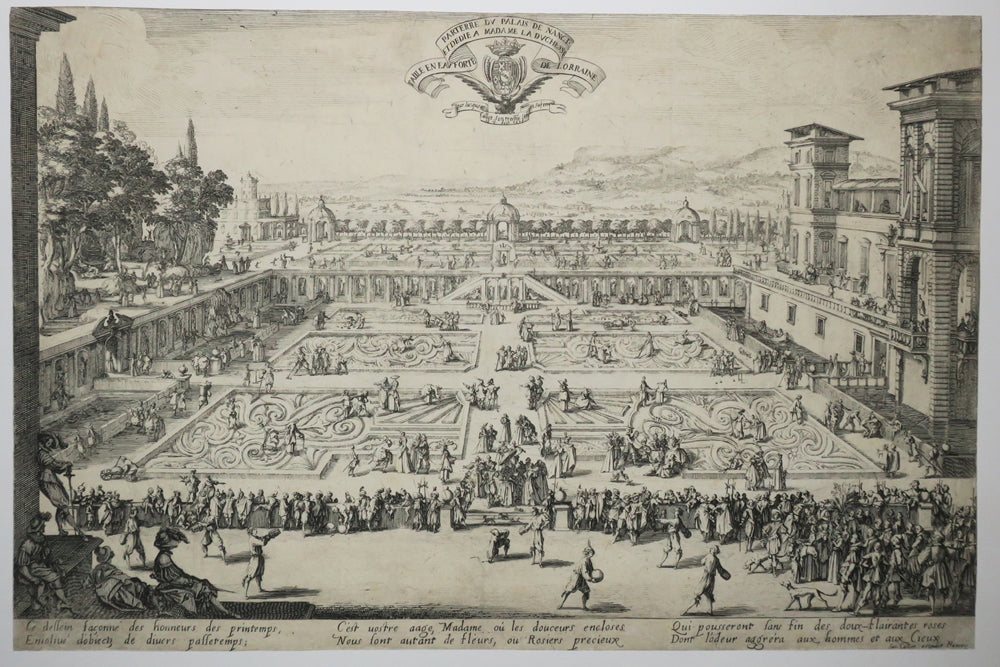 Le Parterre du Palais de Nancy.