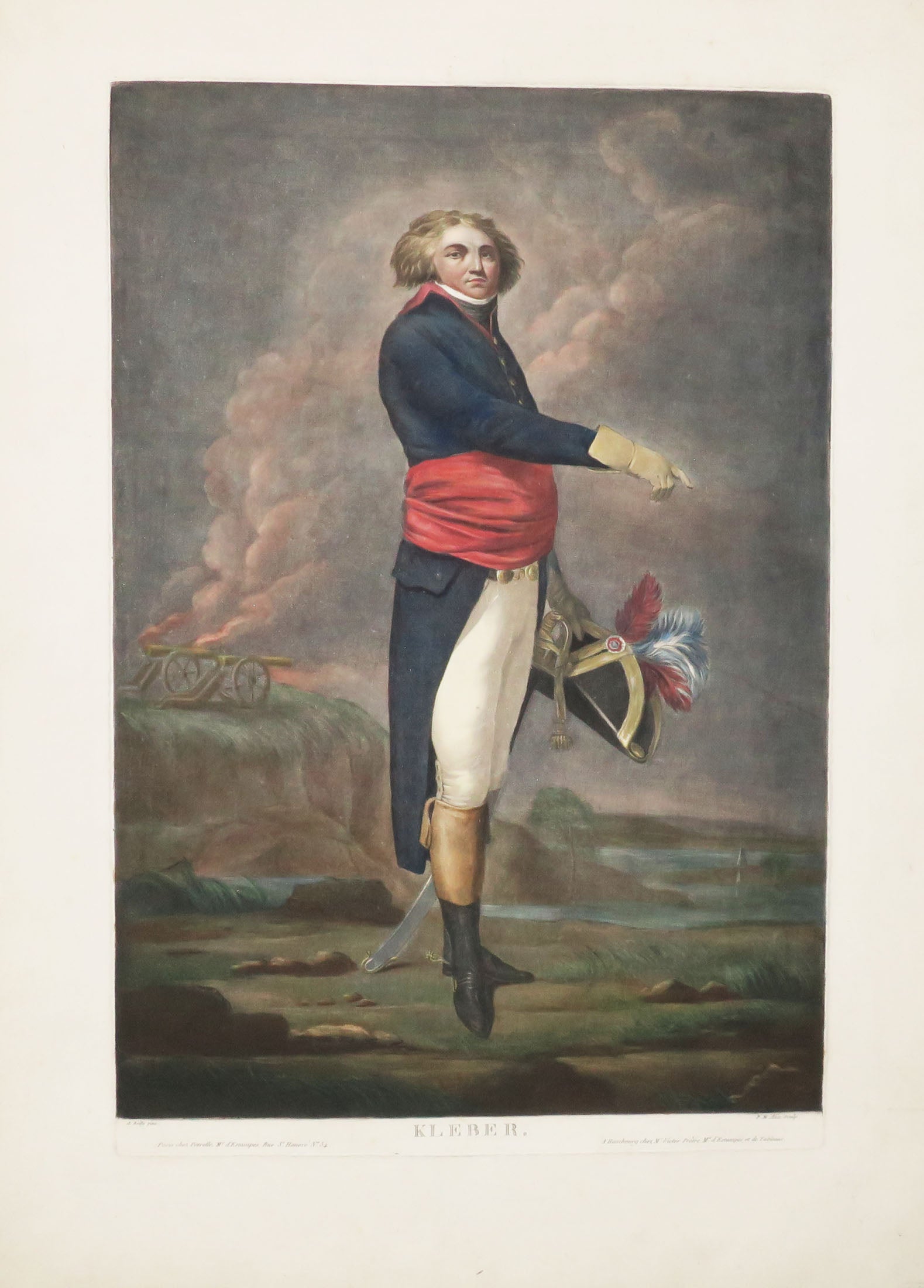 Portrait du Général Kléber, en pied.