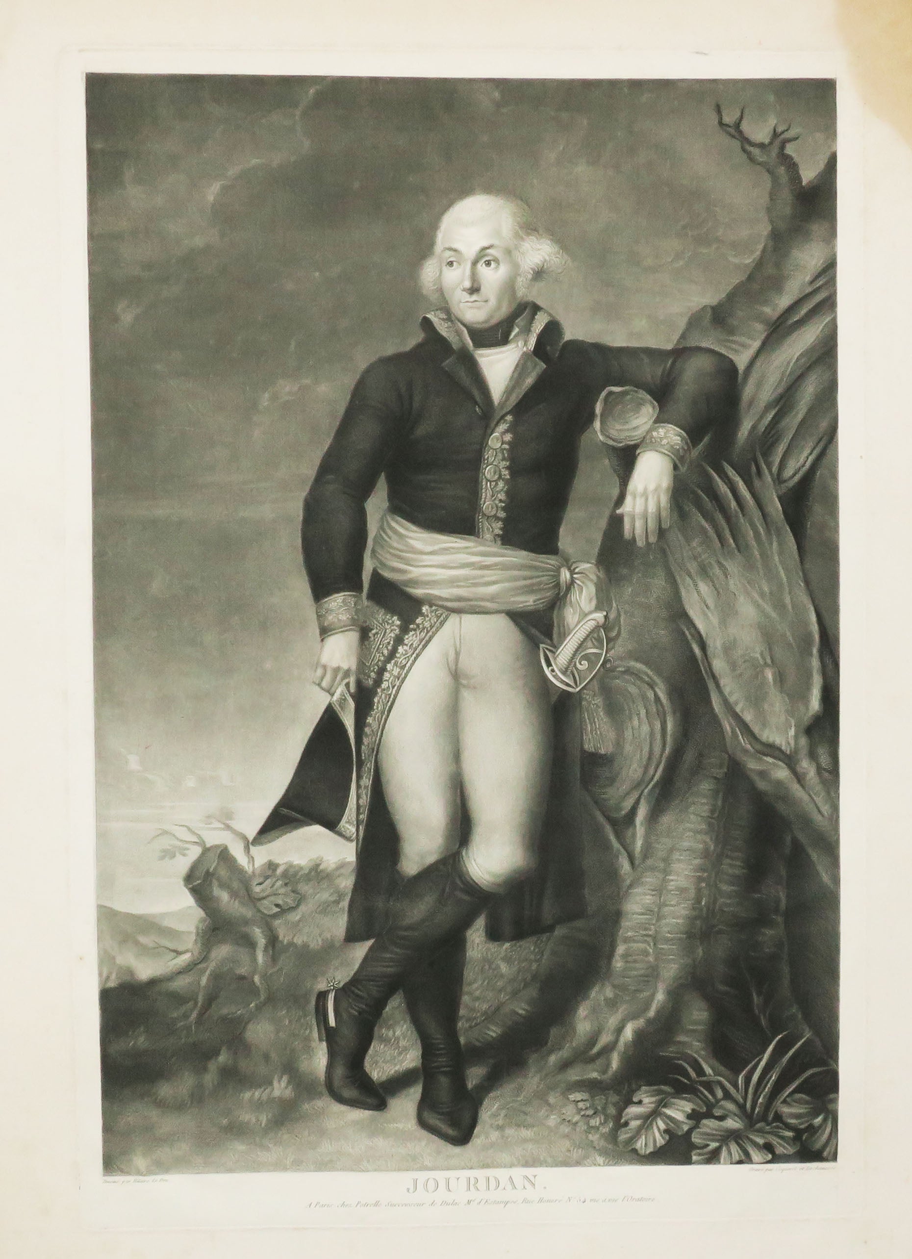Portrait du Général Jourdan, en pied.