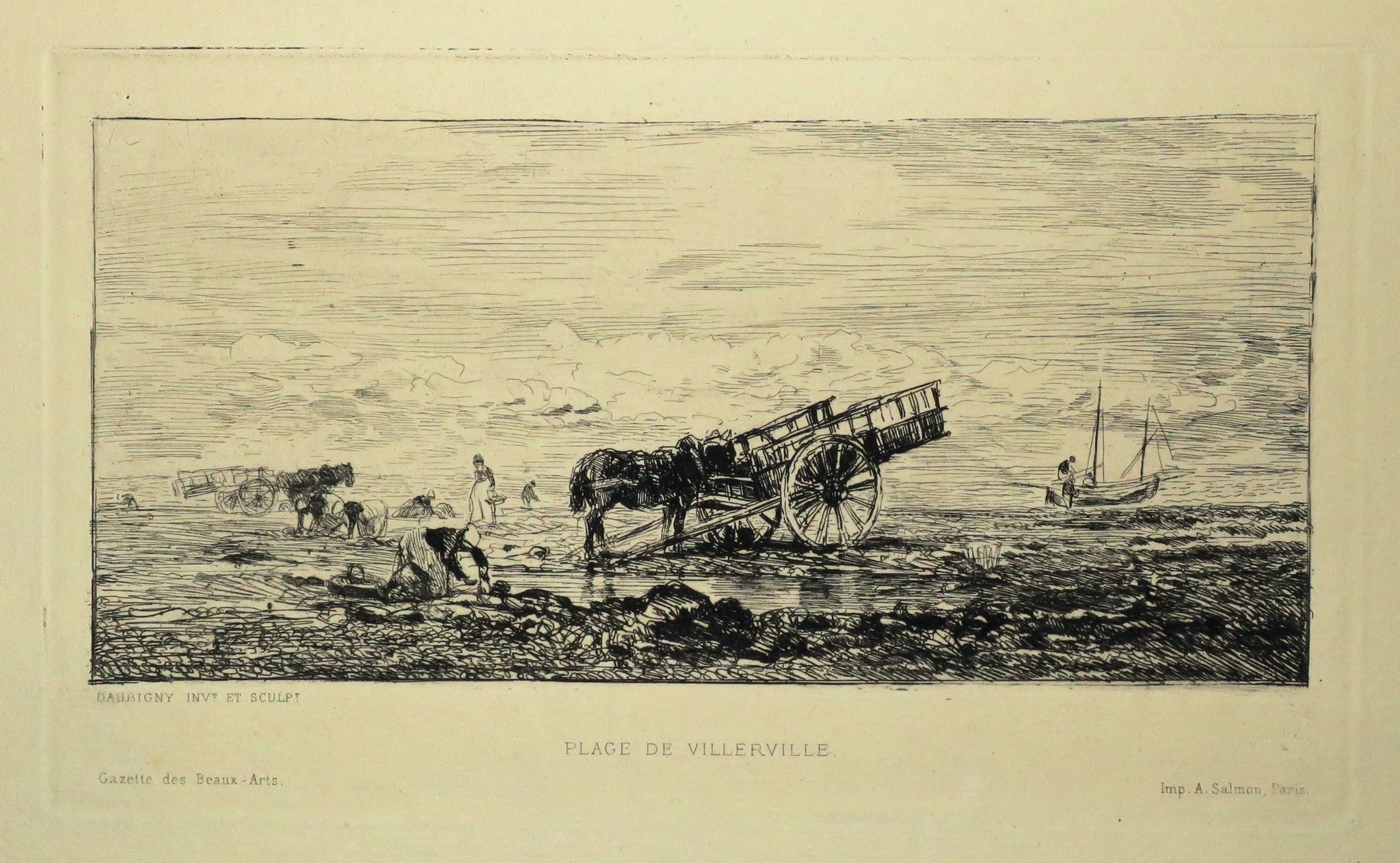 Plage de Villerville.