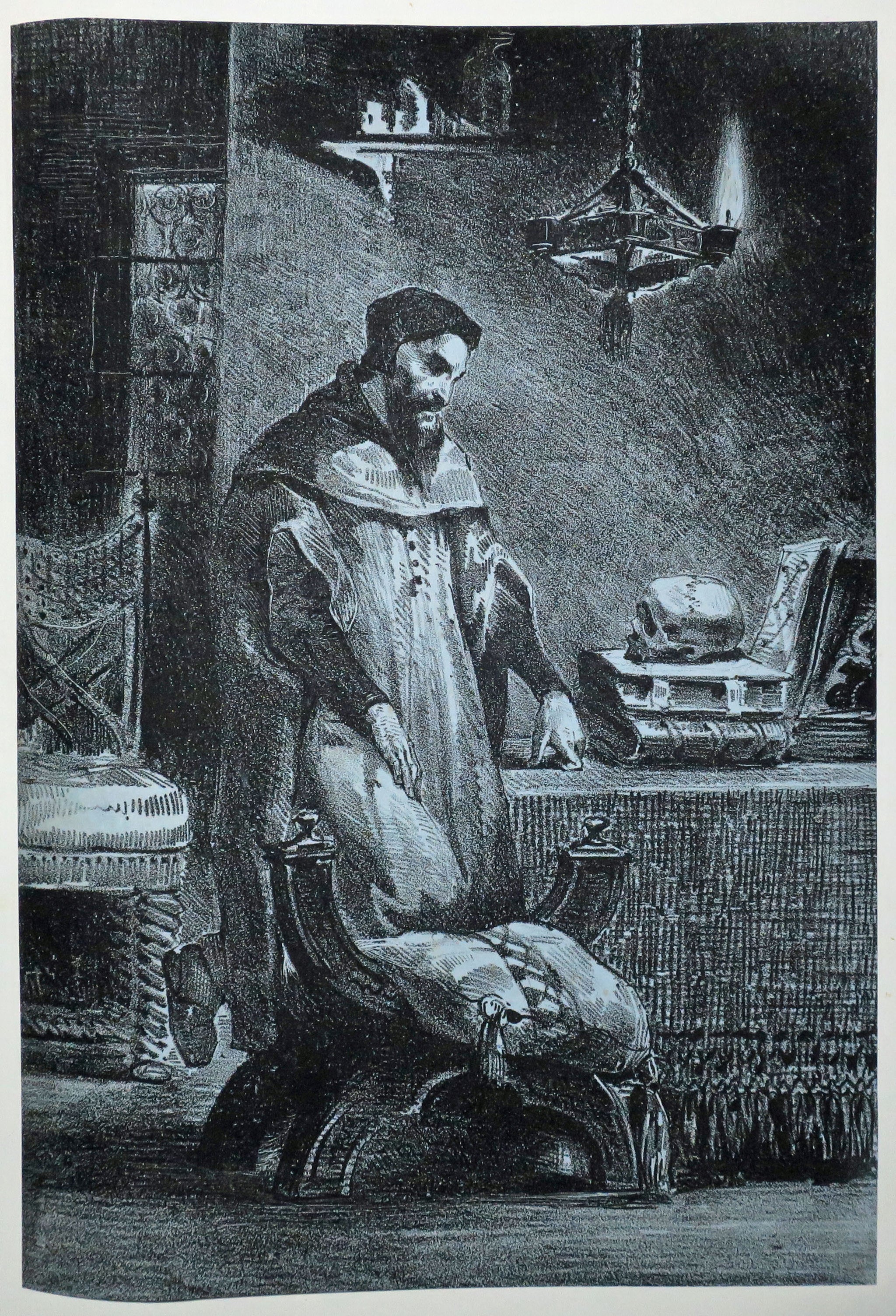 Faust dans son cabinet.