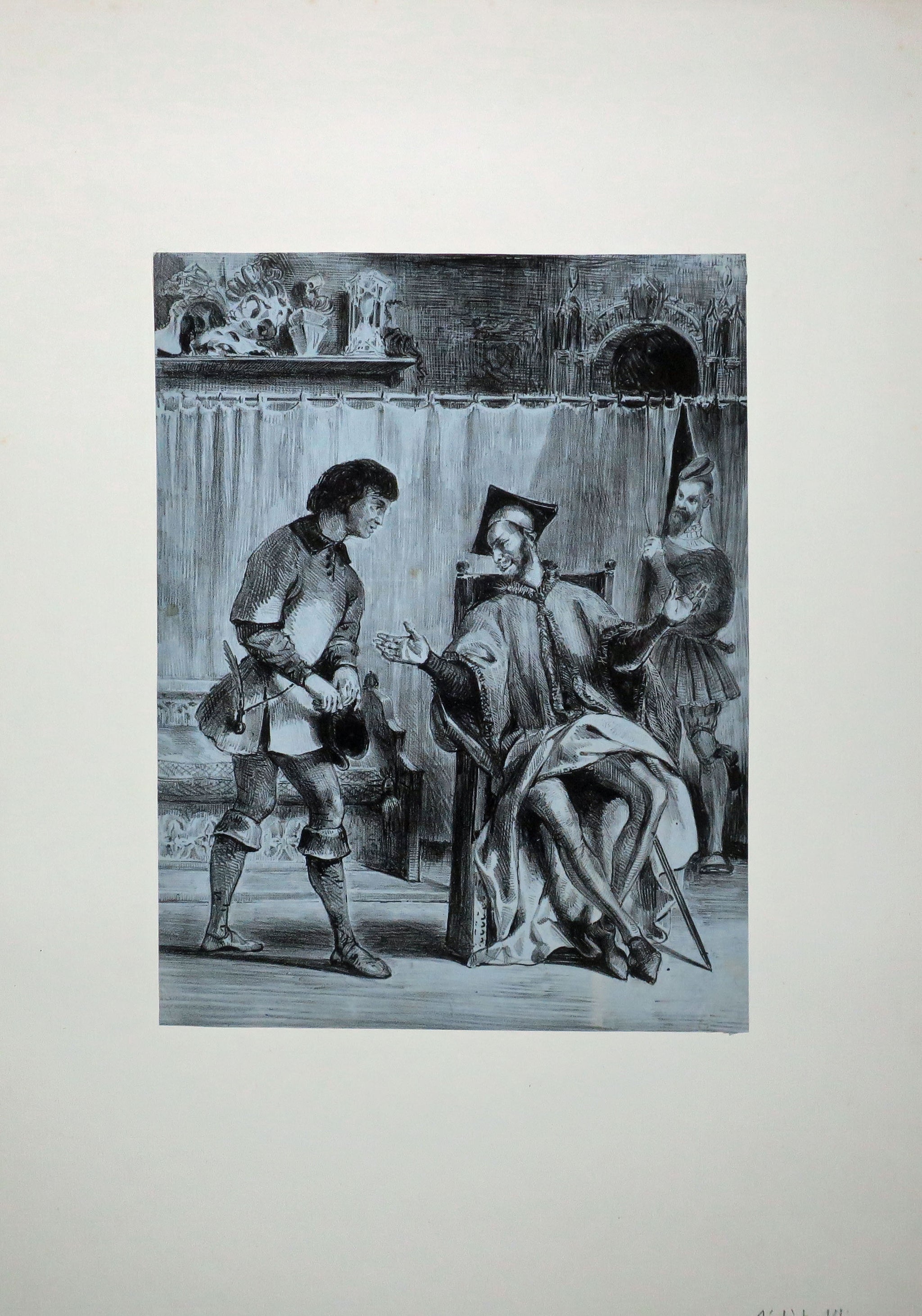 Méphistophélès recevant l'écolier.