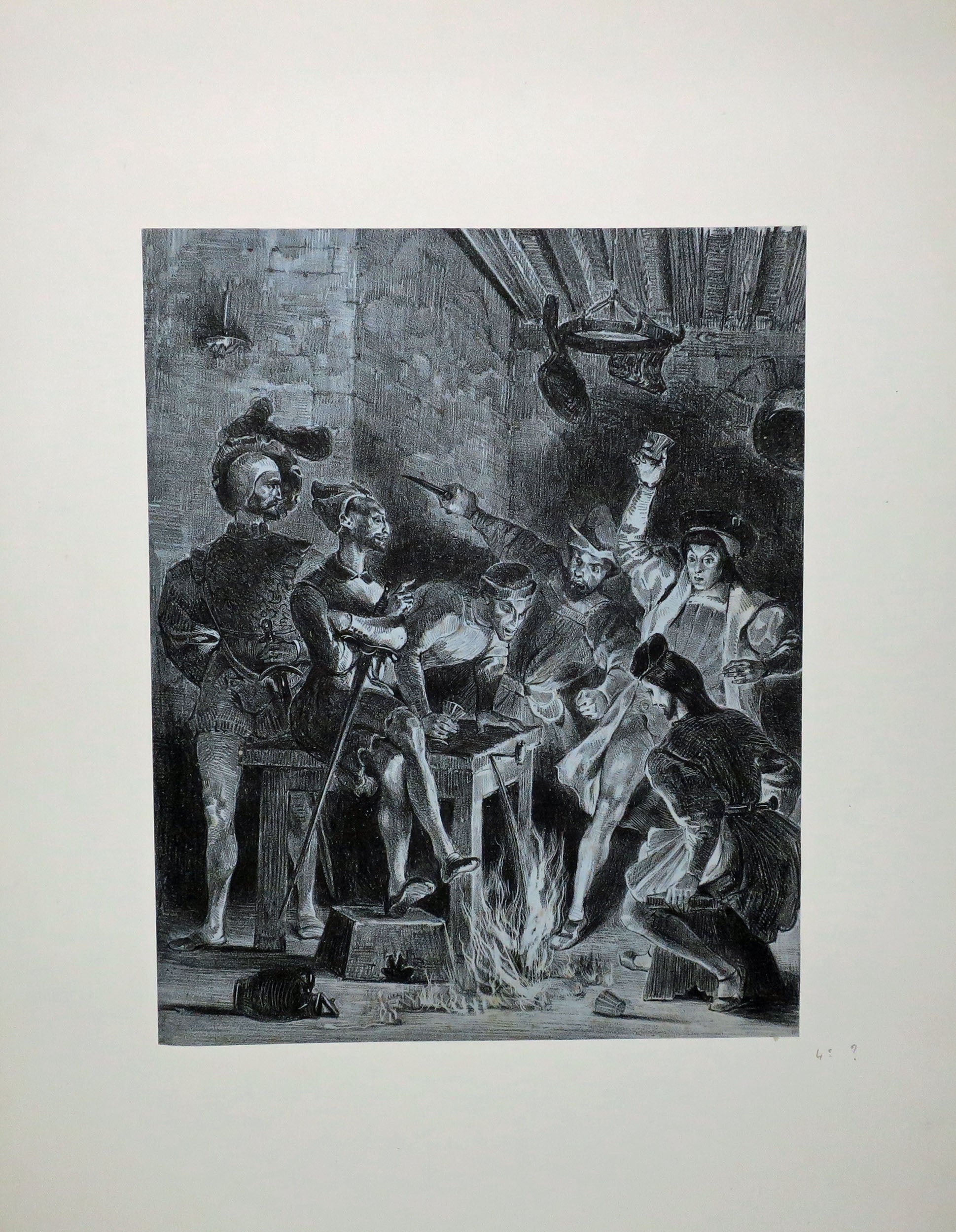 Méphistophélès dans la taverne des étudiants.