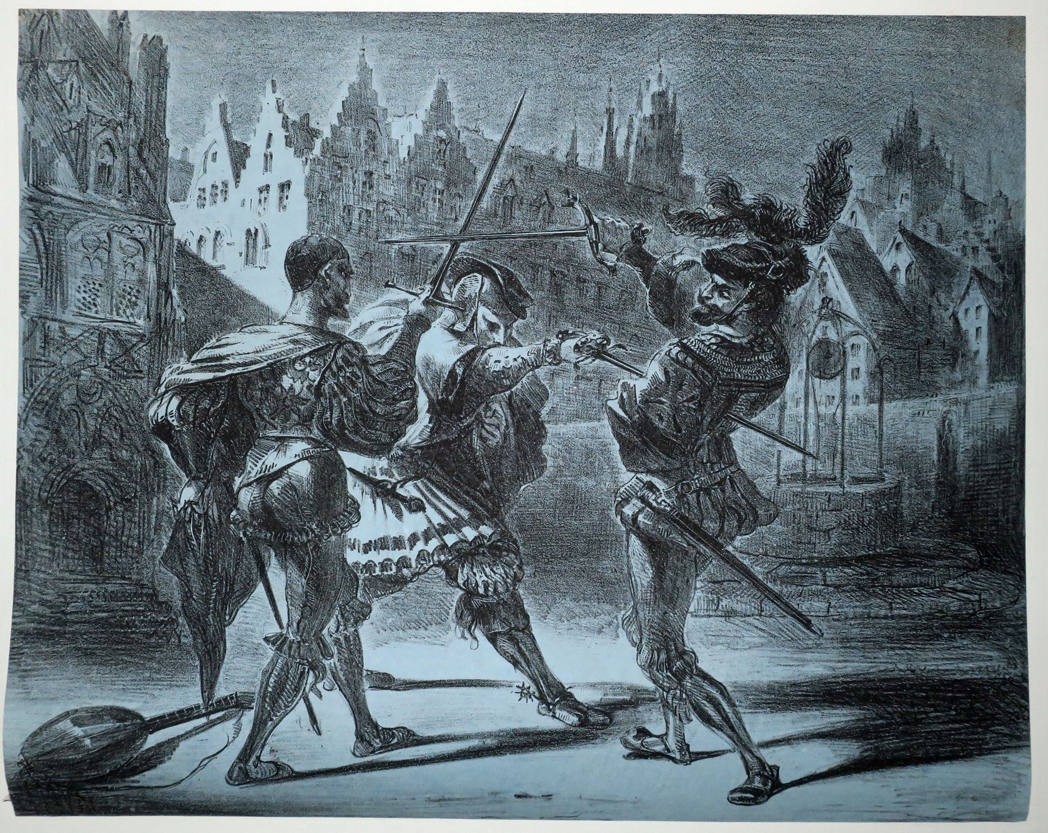 Duel de Faust et de Valentin.