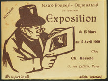 Charger l'image dans la galerie, Cartons d'invitation pour Expositions chez M. Charles Hessèle, 13 rue Laffitte, à Paris. 1898-