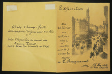 Charger l'image dans la galerie, Cartons d'invitation pour Expositions chez M. Charles Hessèle, 13 rue Laffitte, à Paris. c.