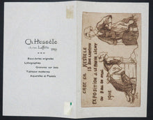 Charger l'image dans la galerie, Cartons d'invitation pour Expositions chez M. Charles Hessèle, 13 rue Laffitte, à Paris. c.