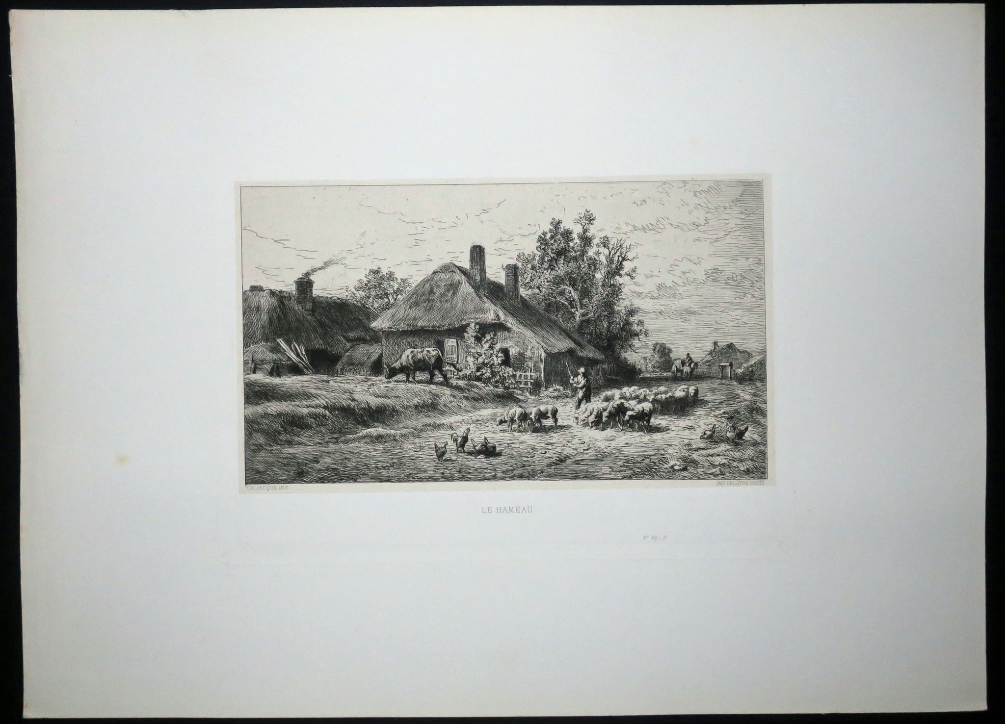 Le hameau. 1865-