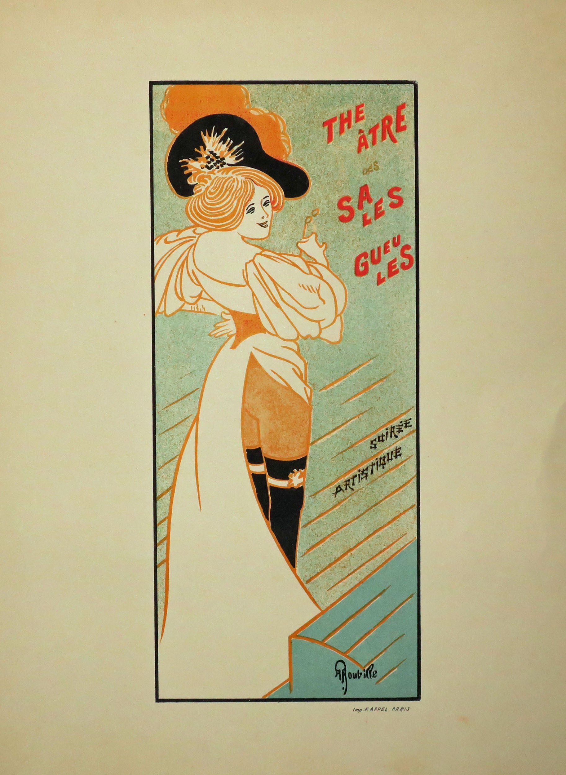 Théâtre des sales gueules. Soirée artistique.