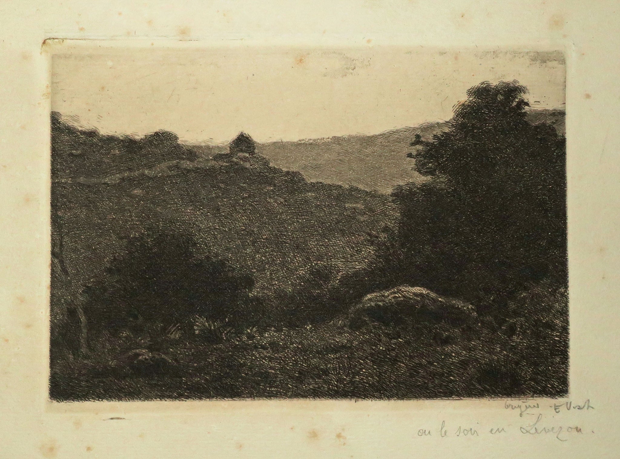 Bruyères, ou Le soir en Levezou.