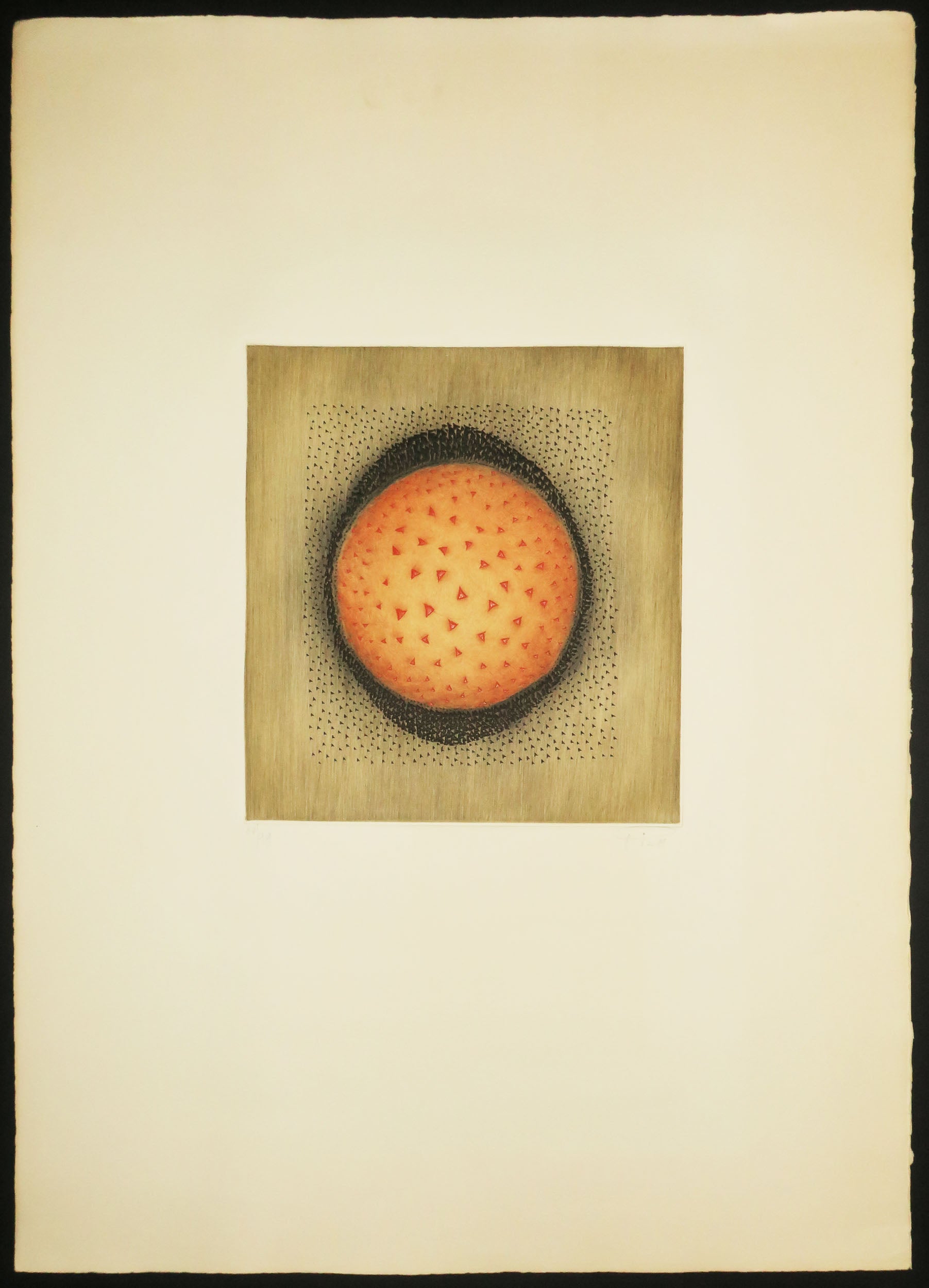 Espace dans les ronds.