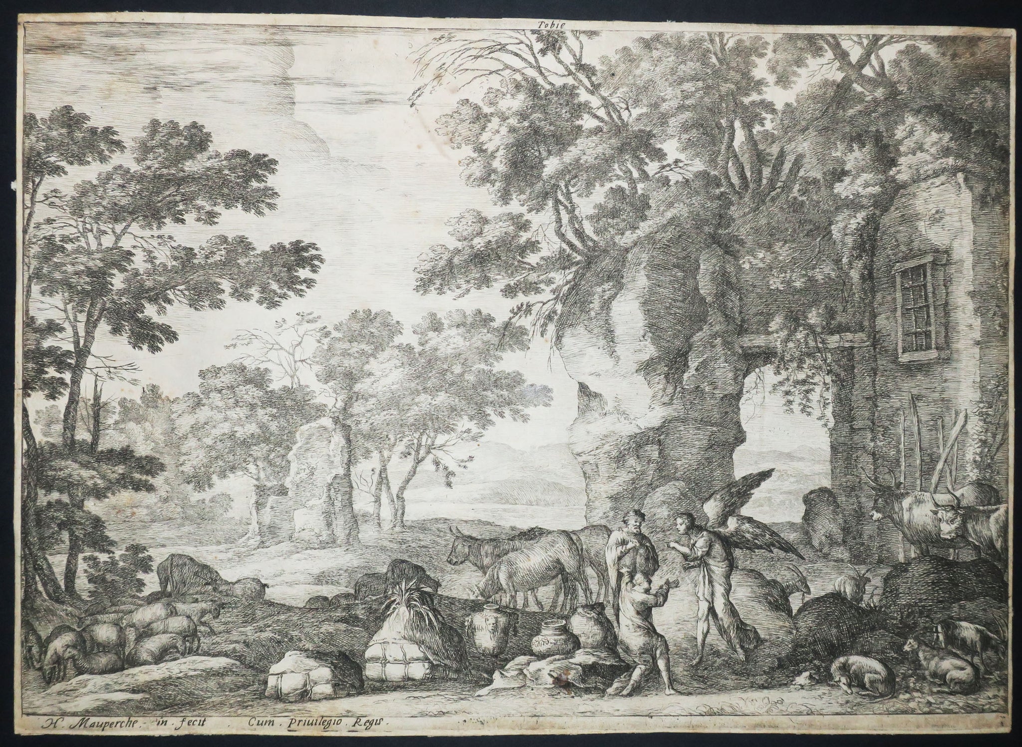 L'Ange se découvre à Tobie.